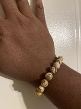 Landscape Jasper Bracelet Faceted World Wonder