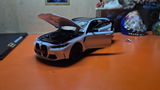 2023 BMW M3 Touring White 1:24 Bburago licensed diecast scale model car collectible