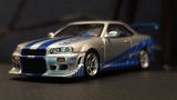Nissan Skyline GT-R R34 Fast & Furious 1:64 TimeMicro Diecast Scale Model Car Collectible | JDM Movie Car | Buy in India