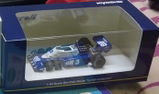 1977 Tyrrell P34 Belgium GP No 3 1:64 Kyosho licensed diecast scale model car miniature