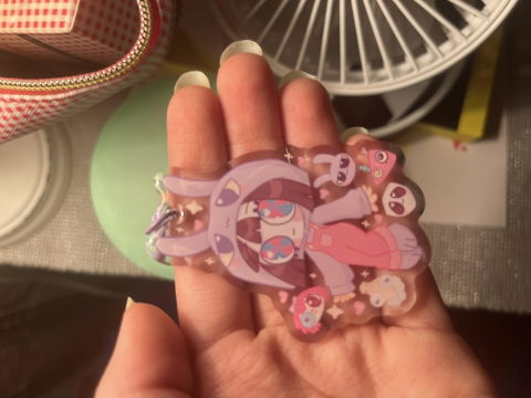 Pomni in Jax suit , The Amazing Digital Circus - Acrylic Keycharm