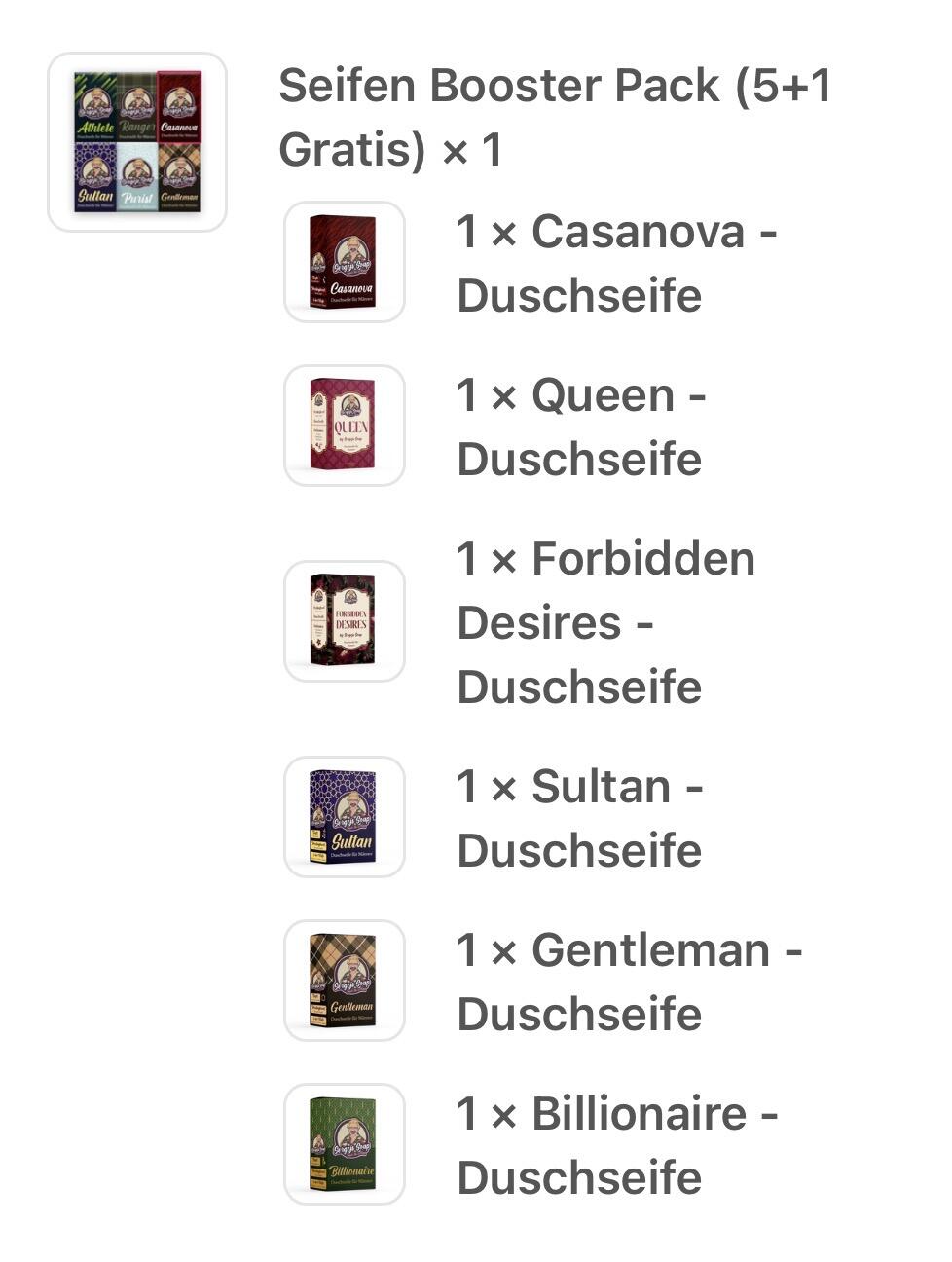 Casanova - Duschseife