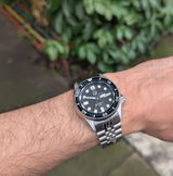 Islander Watch 38mm Automatic Dive Watch Black Dial #ISL-05