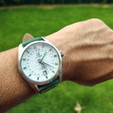 Islander Watch Melville GMT White Golf Ball Hammer Dial #ISL-211