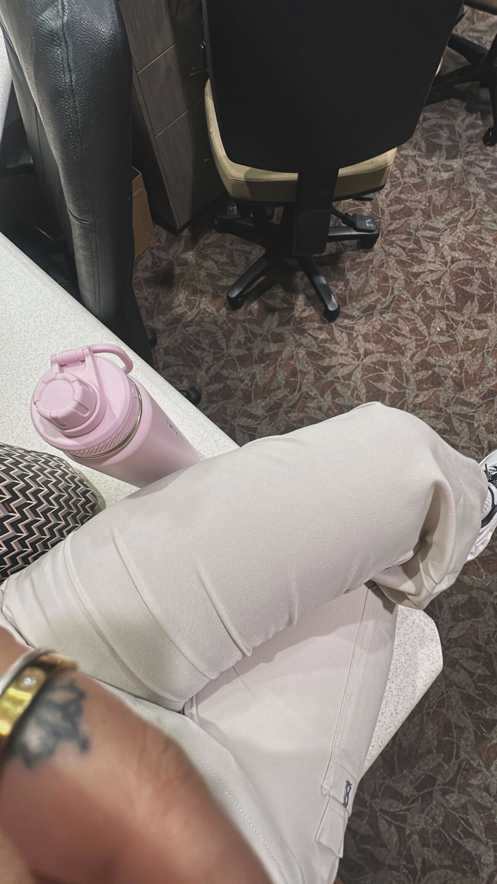 Straight Leg Scrub Pants Silk Sand