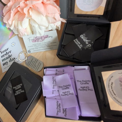 Custom Scrunchie Labels