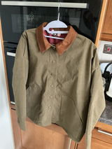 Cotton Blend Water Repellent Fabric - Khaki (Ex Barbour)