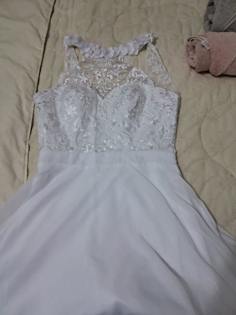PERFECT Bohemian Chiffon Wedding Dresses For Women Simple O-Neck Backless Sleeveless A-Line Bridal Gowns Beach Custom Made