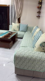 3 Seater Sofa Cover with Non Slip Base (Size C (190 cm), Lush Canopy)