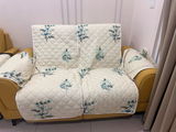 3 Seater Sofa Cover | Non Slip Base | Silent Meadow