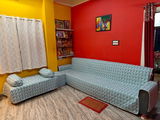 4 Seater Sofa Cover | Non Slip Base | Floral Paradise