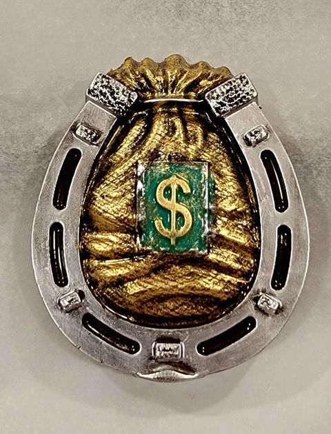 LUCKY HORSESHOE MONEY MOLD