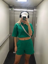 Miami Zip-Up Top - Groen