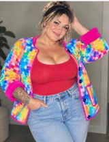 Rainbow Pixel Jacket
