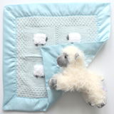 Handmade Lovey Blanket - Pastel Blue