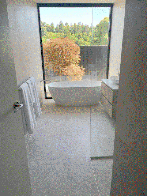 Ronald Black Aluminium Full Length Mirror