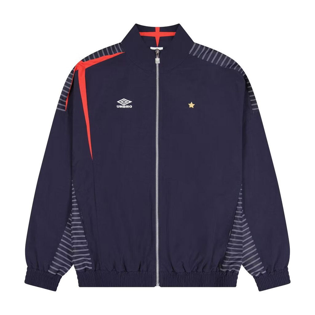 SiM×UMBRO NYLON TRACK JACKET TRACK PANTS Men's Relaxed Navy Blue Track Jacket