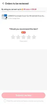 Anonymous review photo