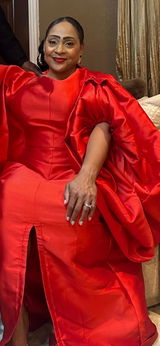 Seka Red African Maxi Boubou