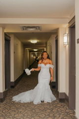 Long Mermaid Off-the-Shoulder Tulle Lace Wedding Dresses