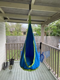 Blue Waterproof Outdoor Sensory Swing Pod Chair