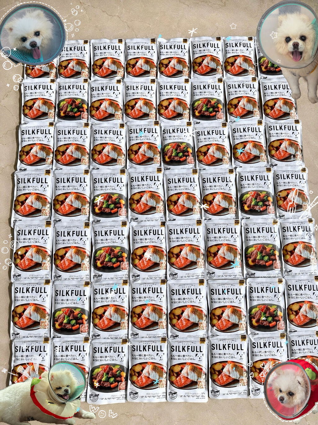 SILKFULL 犬用プレミアムウェットフード（ビーフ、チキン、シカ、タラ） / 私も一緒に食べたい、本当においしいごはん。