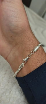 Pulsera Turbillón Plata 925 - 4mm