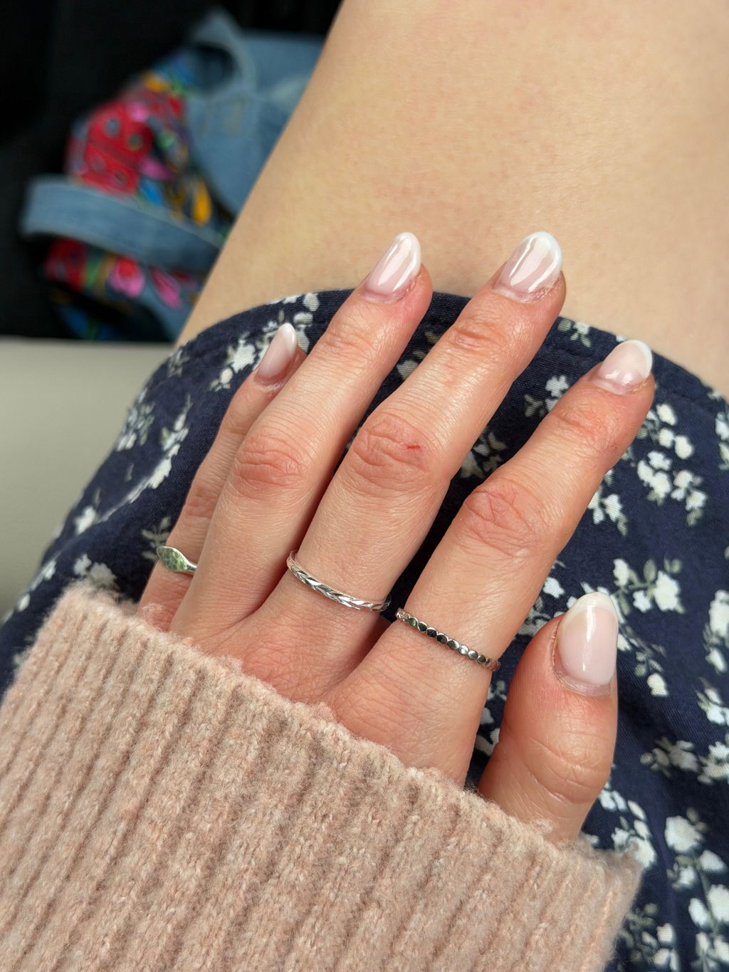 Beaded Dot Stacking Ring