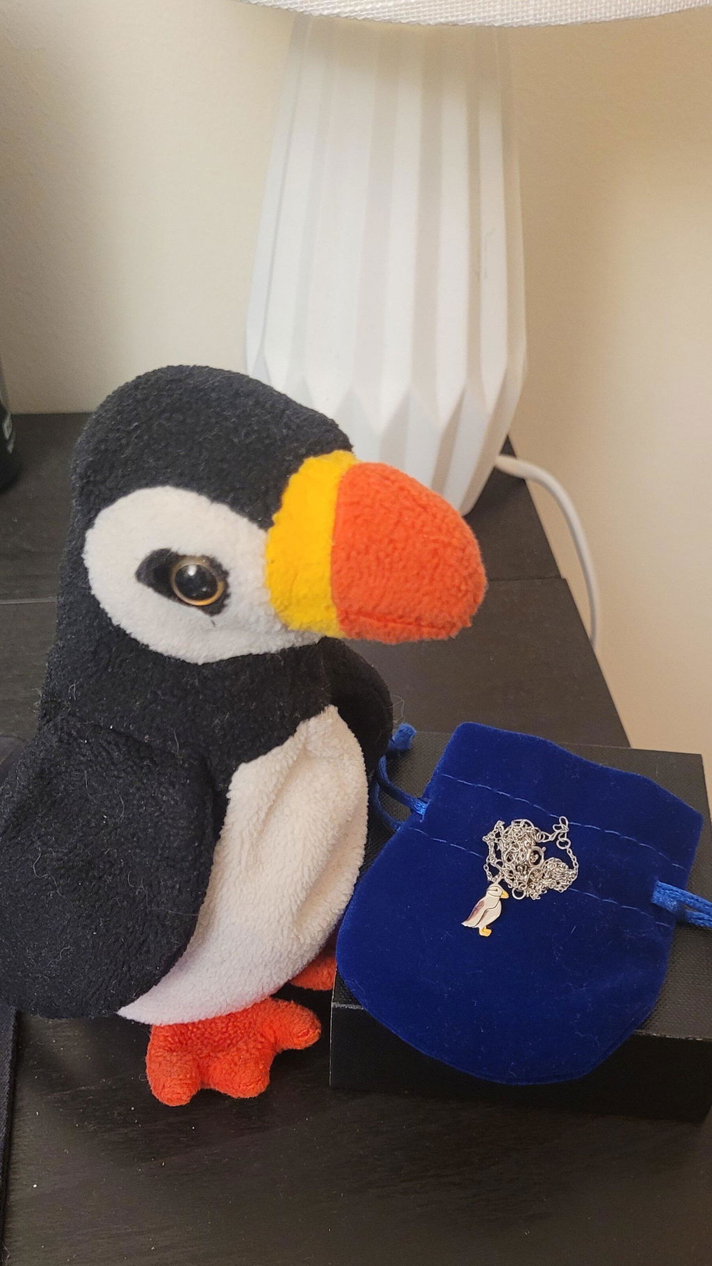 Puffin Bird Pendant Necklace