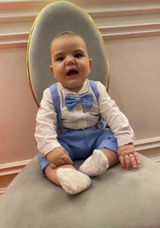 Set botez Adam blue