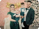 Set botez baietei verde
