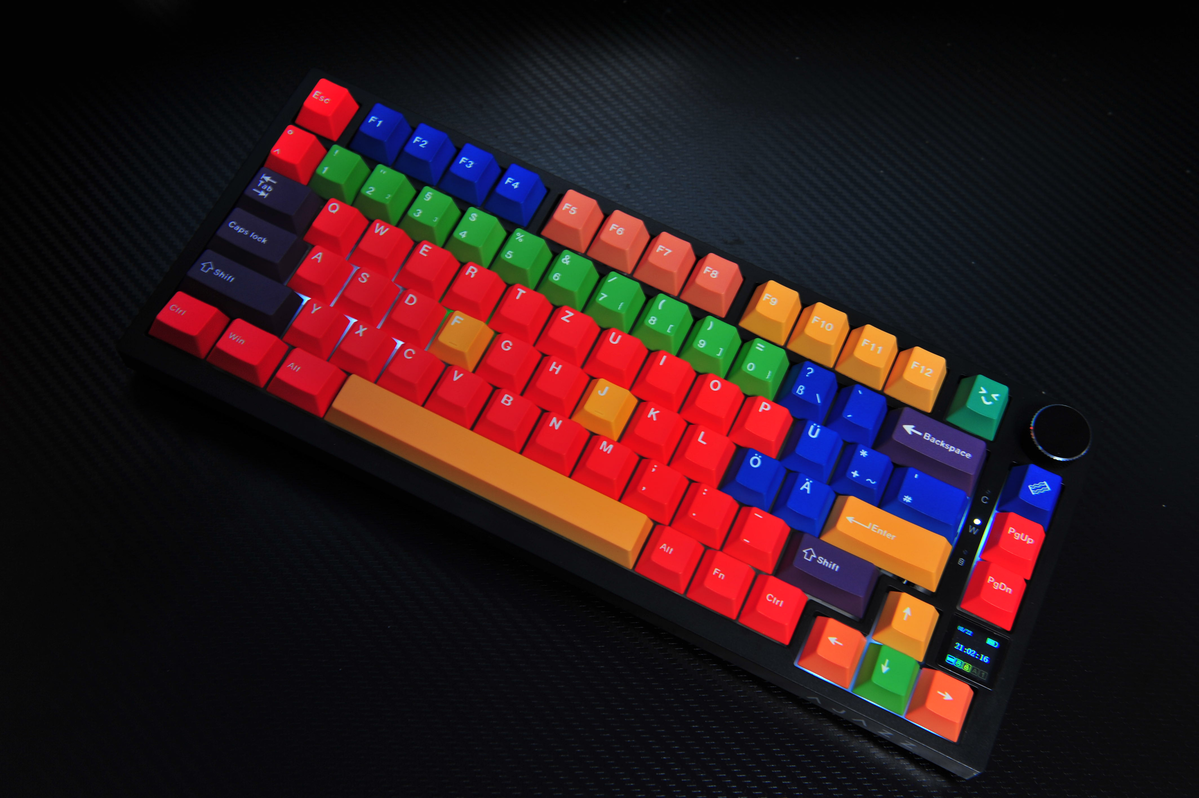 Customer keyboard with keycap set Beti — Paul