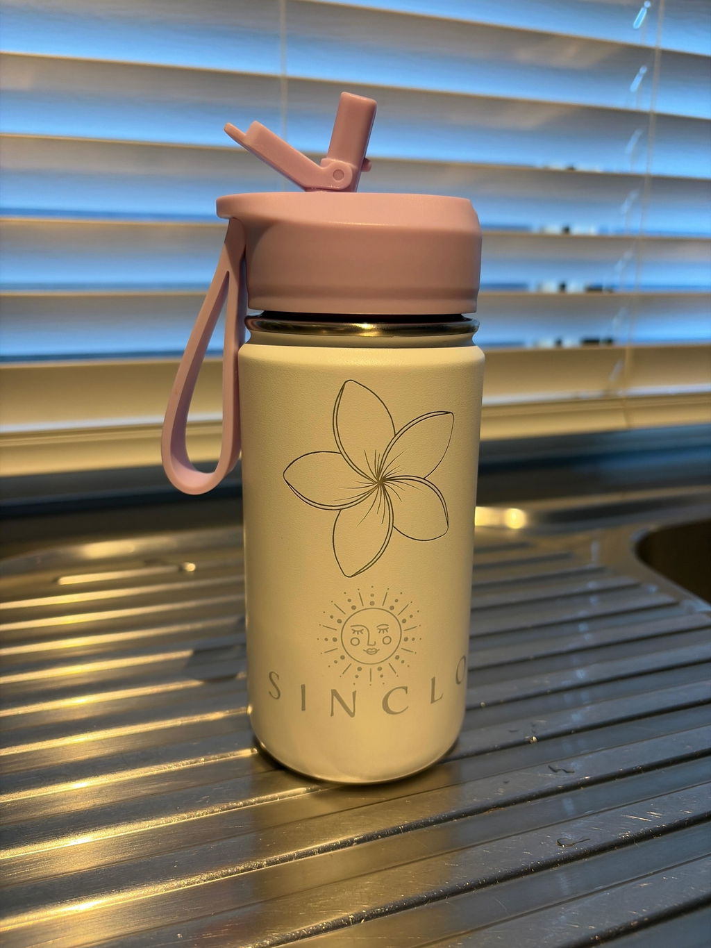 The Babi 400ml Water Bottle (White)