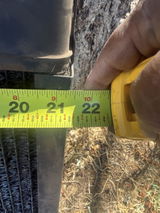 I need to know how many inches long in wide review photo