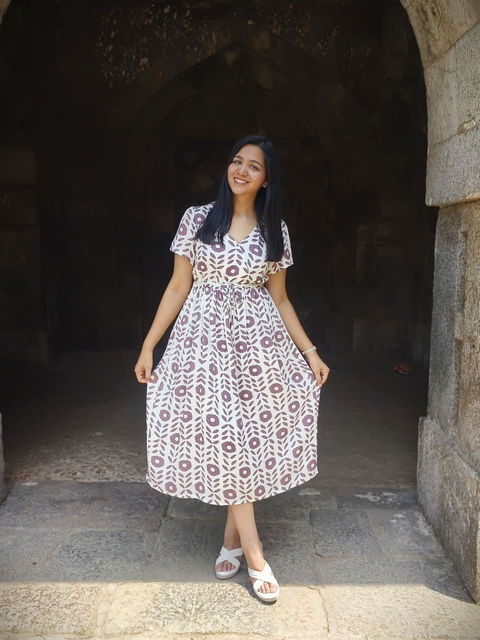 Leah Fit-and-Flare Dress