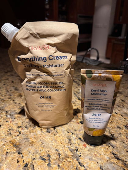 Photo shared by verified buyer J. H. with their Sky & Sol Everything Cream
