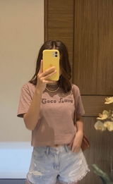 Brown Graphic T-shirt