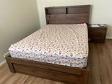Milan Storage Bed - Mocha Oak