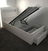 Alicia Bed Frame - Ivory White