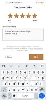 Anonymous review photo