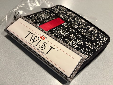 ChiaoGoo TWIST Red Lace 4-Inch Interchangeable Knitting Needle Set, Small (US-2 to US-8)