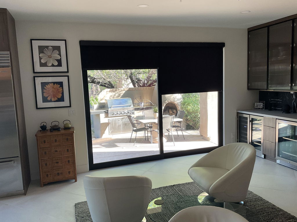 SmartWave Motorized Light Filtering Roller Shades 80% Blackout Flex