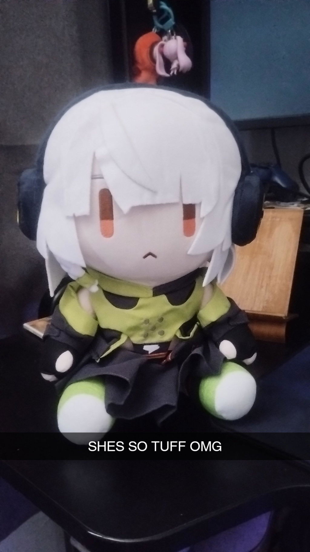 Smile House Fanmade Plushies Staring Eyes Green Clothes Plush Doll 30CM