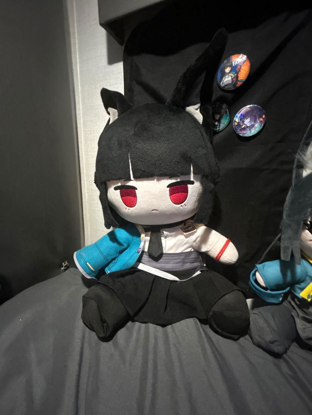 [In Stock] Smile House Fanart Plushtoy With Long Ears Removable Hairband Plushies Big Eyes Ver Plush Doll 40CM