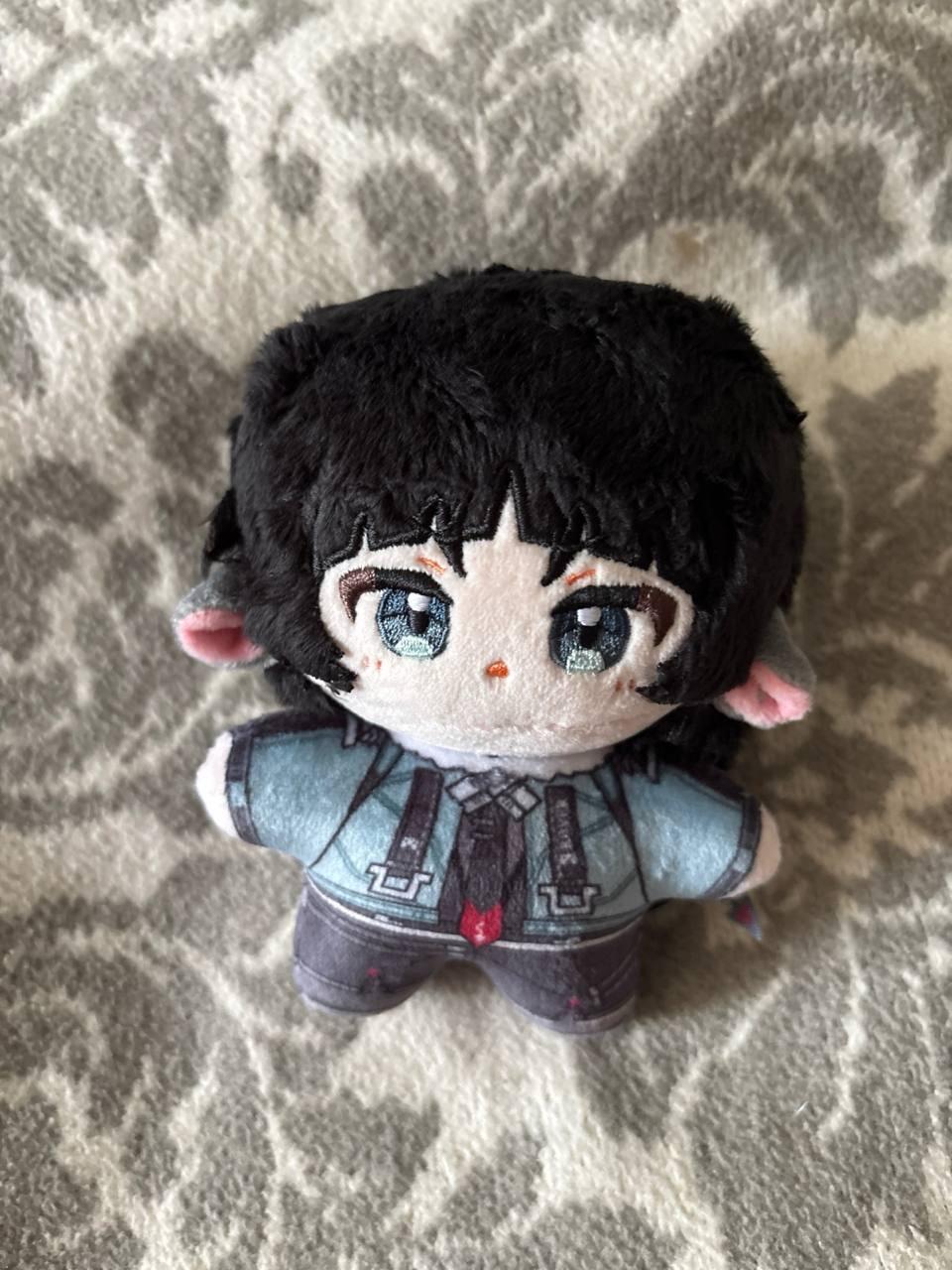 Smile House Fanart Plushies Rat Black Hair Green Hair HX Style 12CM Doll