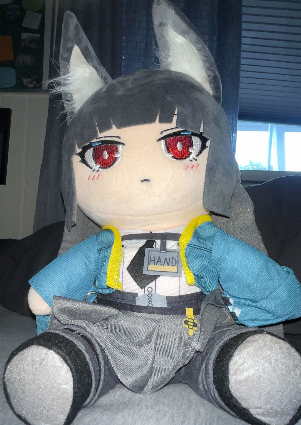 Presale-Smile House Fanart With Ears Clothes Plushies Big Eyes Ver Detail Plush Doll 30CM