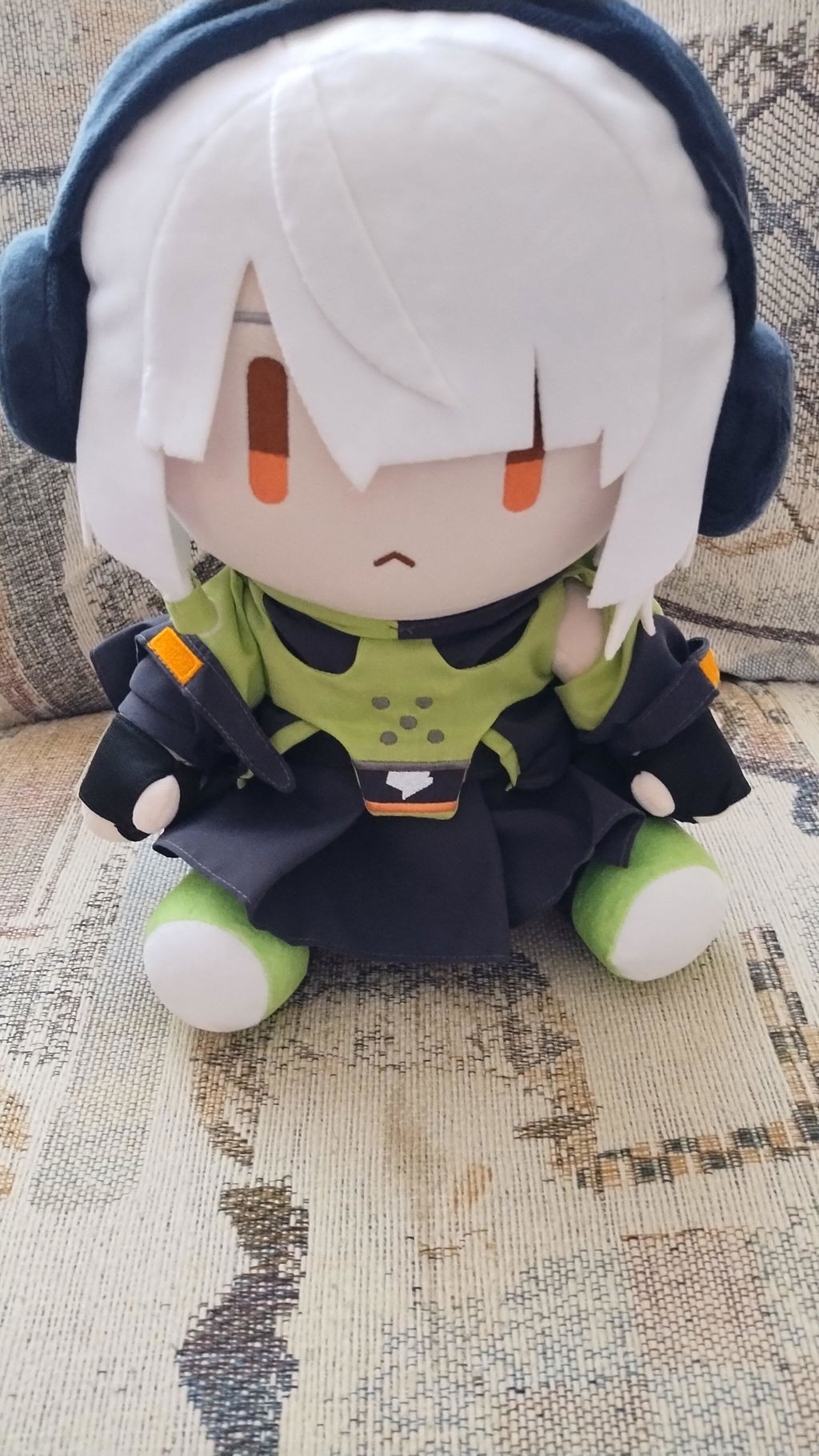 Smile House Fanmade Plushies Staring Eyes Green Clothes Plush Doll 30CM