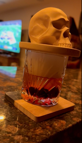 Skull Whiskey Smoker with Torch