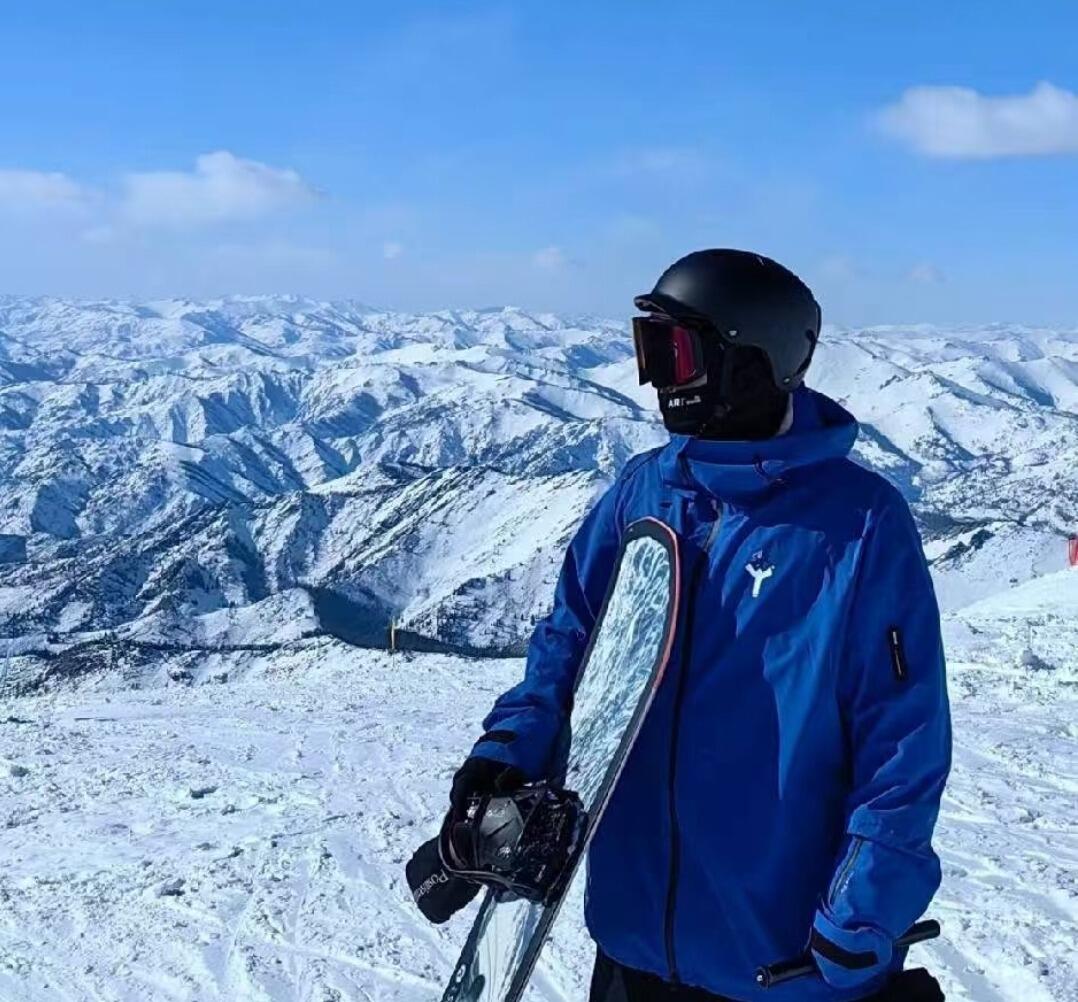 Winter Ticket Klein Blue Baggy Ski Jacket - Unisex | Snowears