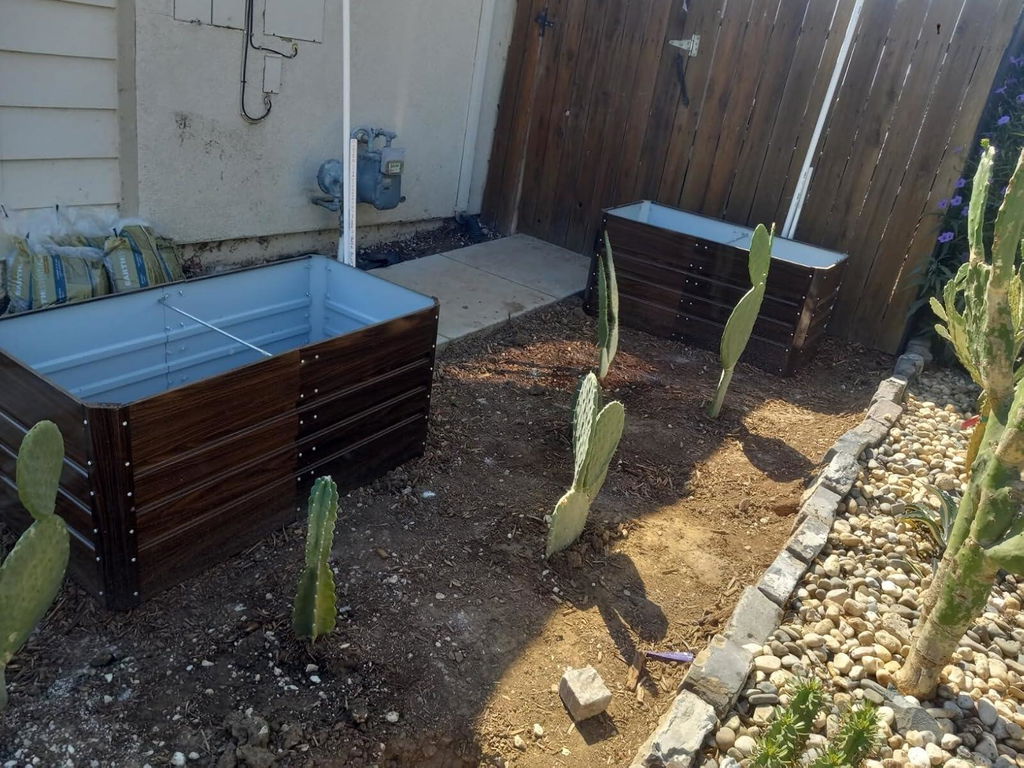 24" Tall 8x4 ft Modular Metal Raised Garden Bed